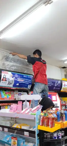 Servis ac, cuci AC,kulkas, mesin cuci, pompa air, kuras toren dll