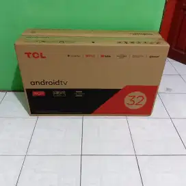 Tcl Android 11  tv 32 inch baru bersegel
