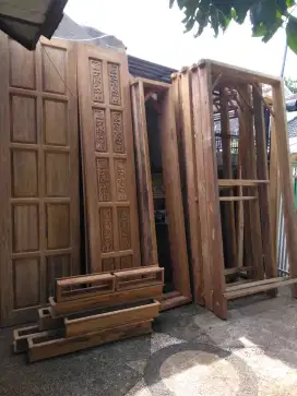 Kusen pintu jendela jati