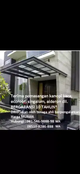 Pemasangan kanopy.singalum Murah Bagus