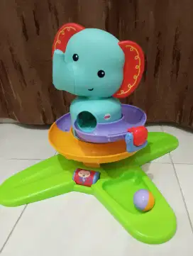 Mainan bayi anak fisher price elephant silly safari bunyi