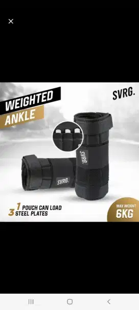 Rompi Pemberat Svarga Adjustable Crossfit ONE MORE (Paket)