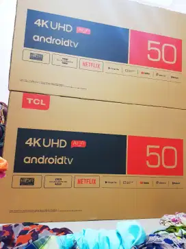 Tv TCL 50 inch android UHD 4k