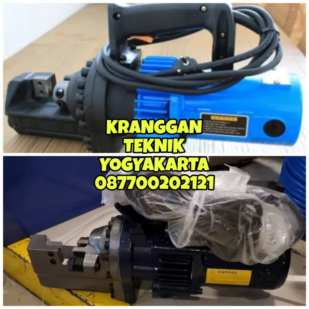 (KRANGGAN TEKNIK)handy bar cutter trlengkap mesin potong tulangan besi