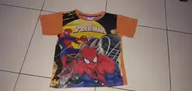 Kaos MARVEL anak Original size 6T-8T. Marvel Spiderman. Adem n Nominus