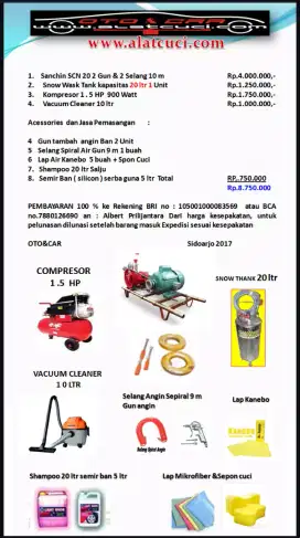 Paket Cuci Mobil dan Motor Hemat