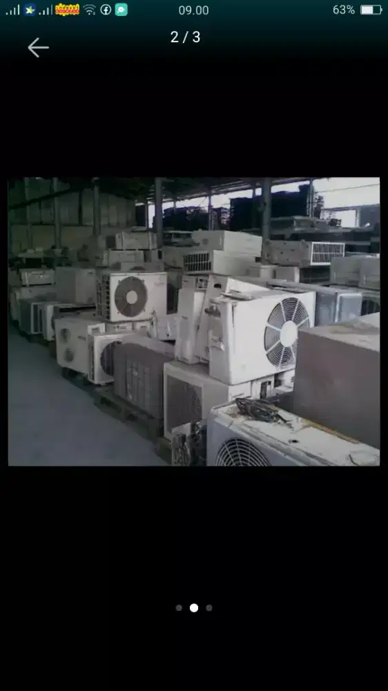Ac bekas dan barang elektronik lainnya atau ex kantor kami siapnampung