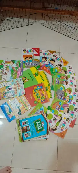 Buku pelajaran seiken untuk anak TK sesuai foto semuanya 70rb saja