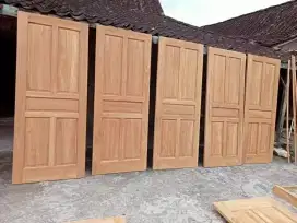 Pintu kayu jati dan kusen