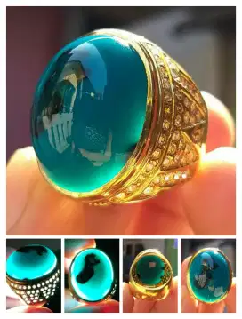 Batu Akik Bacan Doko Totol Bluis Green