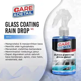 Glass Coating | Water Repellent Efek Daun Talas Kaca