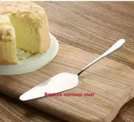 Scoop kue plate segitiga plate pisau