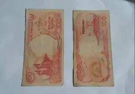 special02- bgusbuatkolektor murah kertas 100 rupiah 1990 asli koleksi
