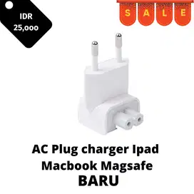 AC Plug charger Ipad Macbook Magsafe Kaki 2 Indonnesia EU