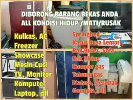 Terima Kulkas dan lain-lain bekas anda all Kondisi