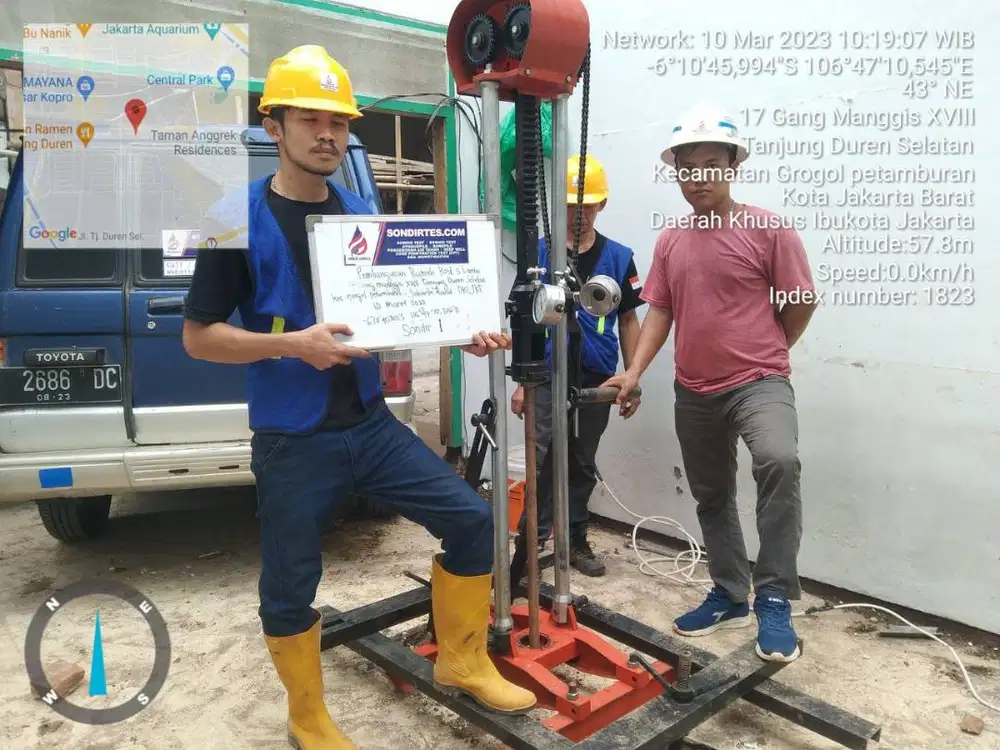 Sondir Test / CPT Di Jakarta Utara Sekitarnya