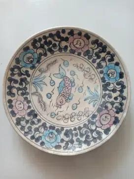 Piring Jepang jadul Diameter 26 cm mulus