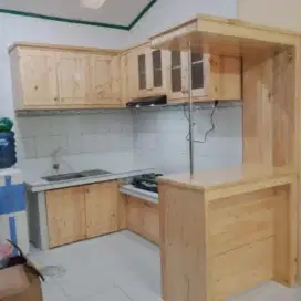 KITCHEN SET| RAK PIRING DAN MAKAN KAYU JATI BELANDA TERMURAH