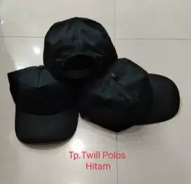 TOPI HITAM POLOS DAN TOPI HITAM JARING