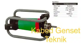 Electric motor vibrator concrete Tigon TG - EV20A