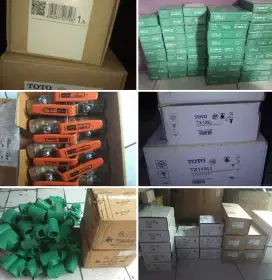 Jual beli sparepart kran toto valev sisa proyek