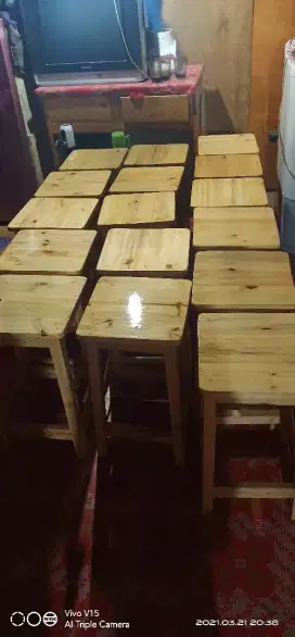 Bangku kayu jati belanda