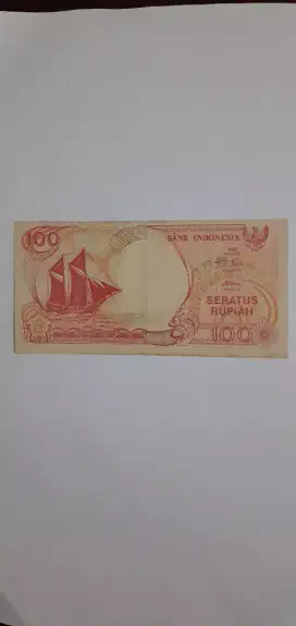 Uang kertas 100 kapal pinisi th 1992