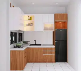 KITCHEN SET MINIMALIS COSTUM TERBARU