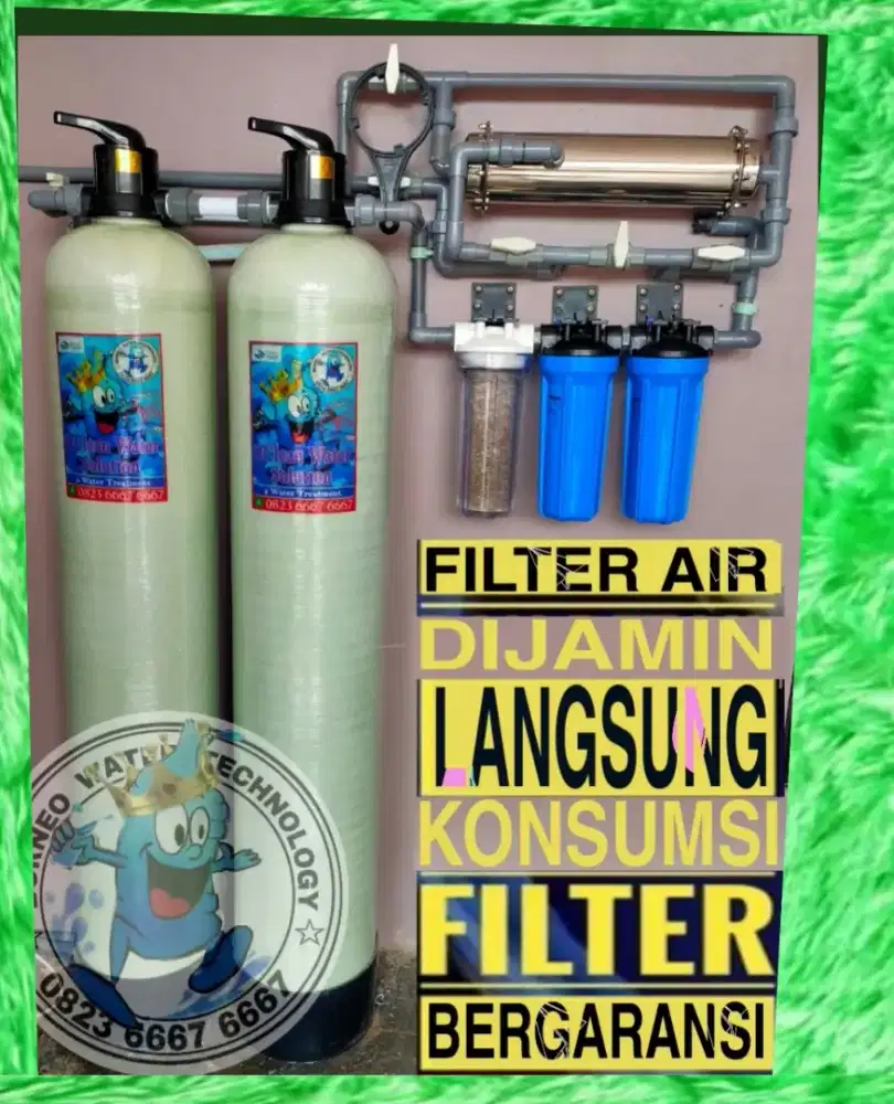 Mesin air minum siap konsumsi bersertifikasi