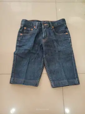 celana pendek jeans anak laki laki Levi Strauss  blue