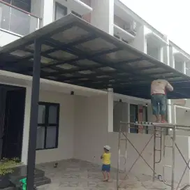 kanopi polycarbonate minimalis