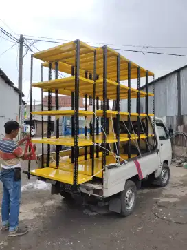 rak besi mix kuning bandung ya