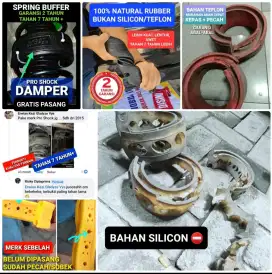 KARET DAMPER PEREDAM SHOCKBREAKER MOBIL SPRING BUFFER