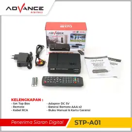 Advance STP-A01 STB Set To Box DVB-T2 Penerima Siaran TV Digital