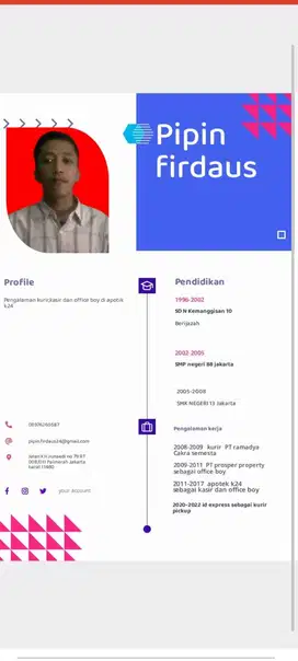 Cari pekerjaan office boy/kurir