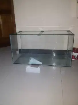 akuarium aquarium tank baru P 8O L 4O T 4O alas  keliling 5 mili