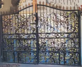 Dijual cepat pagar rumah,bhn besi ulir,besi tebal, kokoh bgt