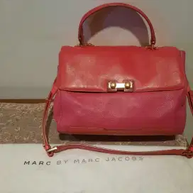 Tas Wanita Original Mark by Mark Jacobs Warna Pink Merah Second