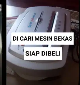 Mesin Penghancur Kertas Dicari Segala Merk Type