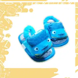 Sandal Anak Balita / Sandal bulu Doraemon dan Tayo size 26-30