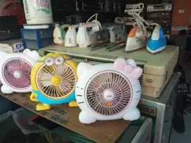 Kipas angin ukuran kecil merk cosmos dAn Miyako masih normal