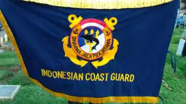 CUSTOM BENDERA PATAKA/VANDEL BORDIR 2 MUKA