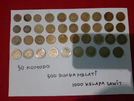 Dijual uang uang koin rupiah