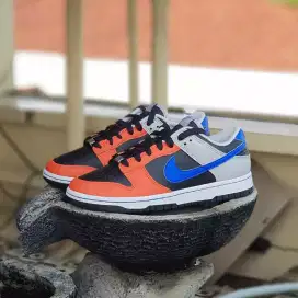 Nike Dunk Low Retro EMB 75th Knicks Black Laser Blue Original
