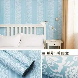 Wallpaper Stiker dinding motif seperti yg di gambar ukuran 45CM X 10M