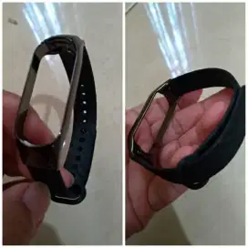 Strap Mi Band 5 Metal Frame Carbon Strap