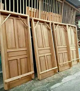 PAKET KUSEN + PINTU JATI BERKUALITAS