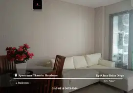 Sewa Apartement Thamrin Residence Low Floor 2BR Full Furnish View Pool