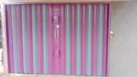 FOLDING GATE ROLLING DOOR ANTI KARAT MURAH TEBAL BERGARANSI