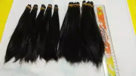 Hair extensions#Rambut sambung asli#human hair extensions